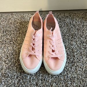 Pink sneakers
